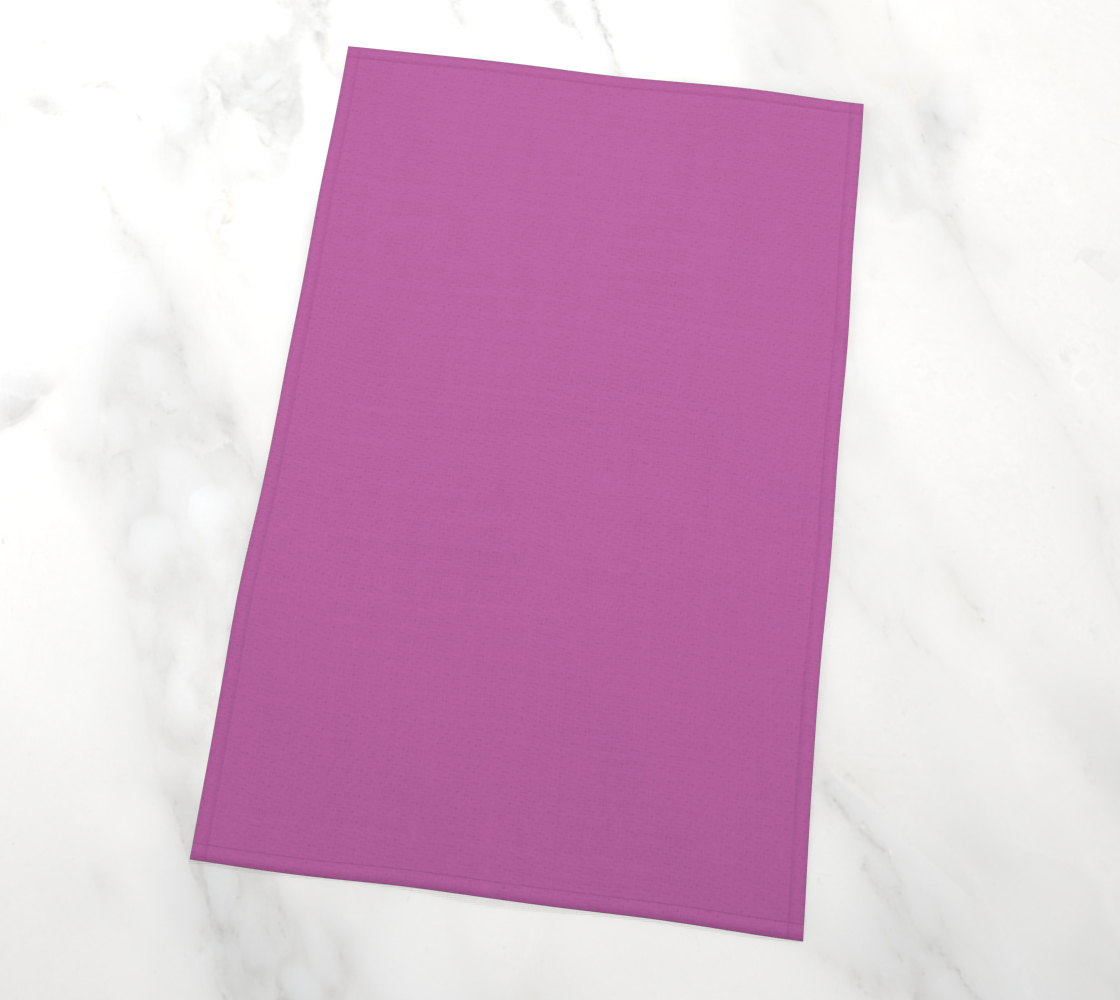 Medium Purple Tea Towel