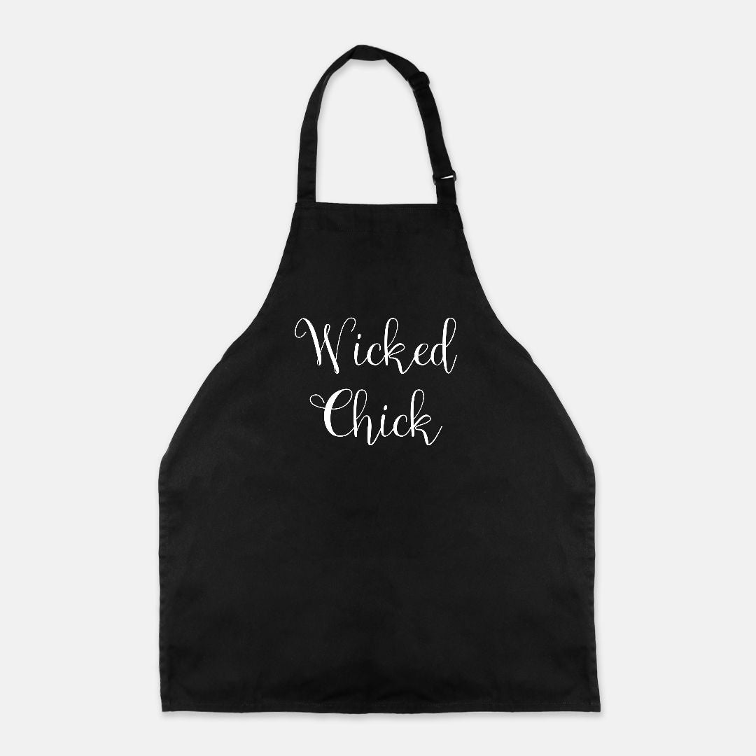 Halloween Wicked Chick Apron (Full-Length)
