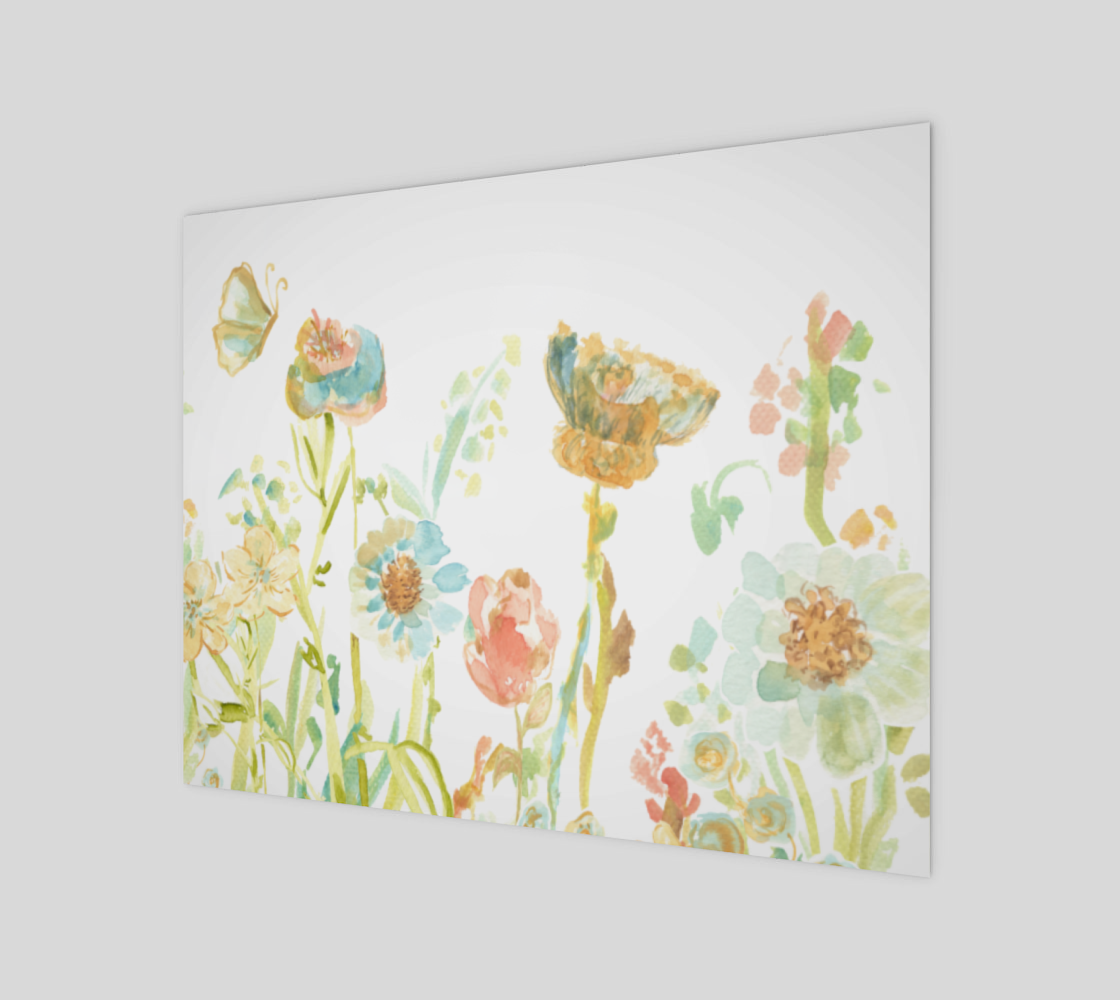 Welcome Spring Art Poster Print