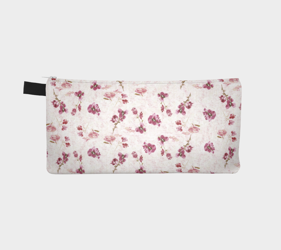 Spring Plum Pencil Bag