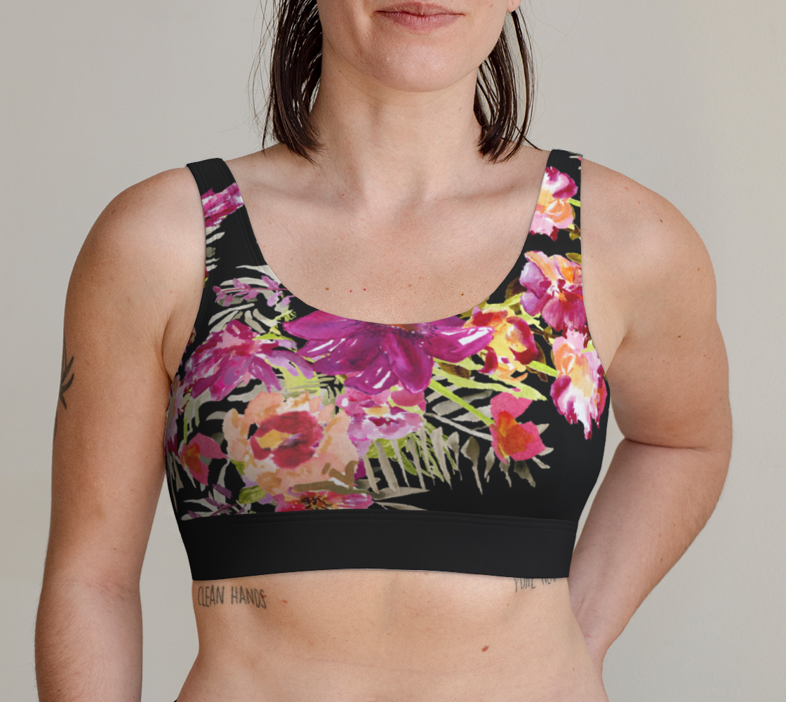 Renée Black Scoop Bralette