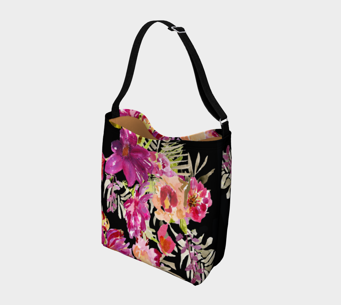 Renee Black Day Tote