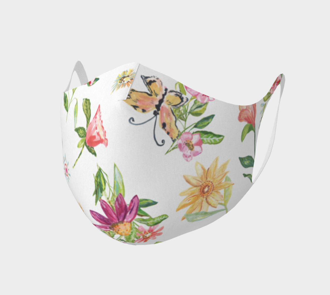 Daisy Floral Face Mask