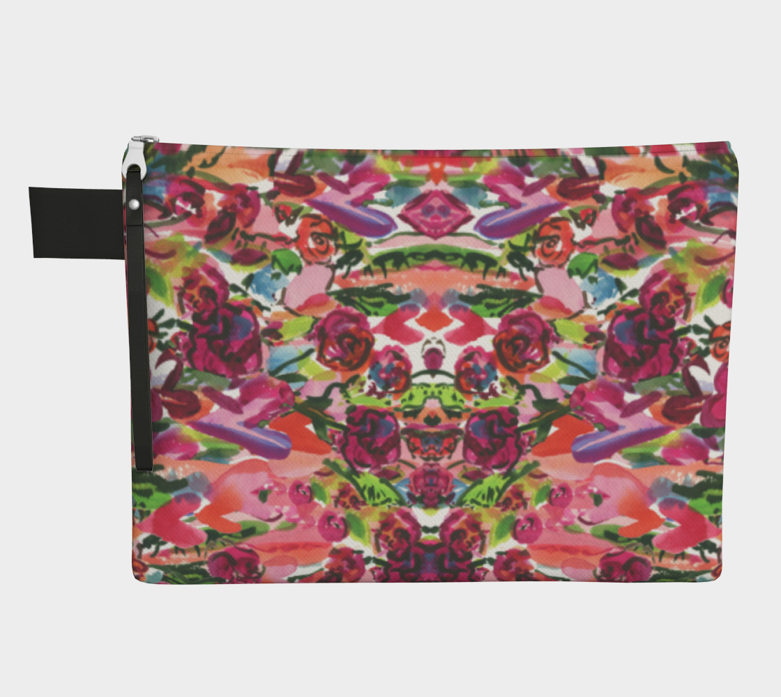 Zipper Carry-All - Hearts On Fire Multi