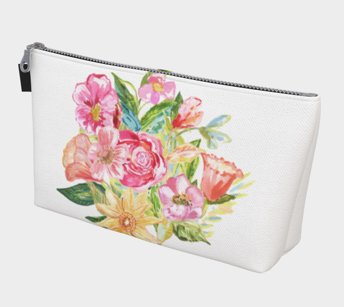 Cosmetic Bag Beautiful Mom Bouquet