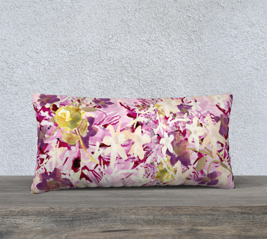 Dahlilah Lavender 24" X 12" Pillow Case - Dreams After All